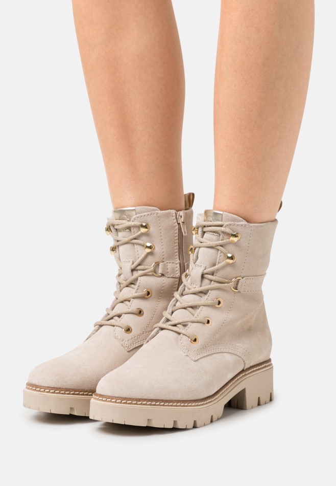 Gabour | Bottines à Lacets Exclusives Panna